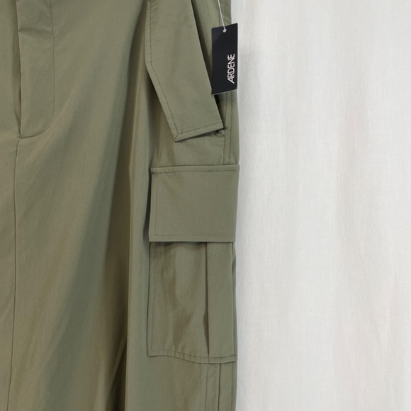 Ardene Maxi Skirt Women Large Army Green Lightweight Adjustable - Picture 15 of 15